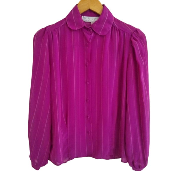 Vtg 60s Blouse - Picture 6 of 11